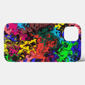 Abstracte kleurrijke tweeling / Case-Mate iPhone case (Achterkant (horizontaal))