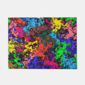 Abstracte kleurrijke tweeling / deurmat (Voorkant)
