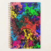 Abstracte kleurrijke tweeling / planner (Voorkant)