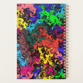 Abstracte kleurrijke tweeling / planner (Achterkant)