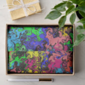 Abstracte kleurrijke tweeling / tissuepapier (Geschenk)