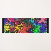 Abstracte kleurrijke tweeling / yogamat (Voorkant (horizontaal))