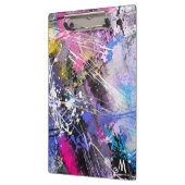 Abstracte kleurrijke verf klembord (Links)