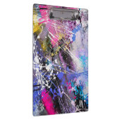 Abstracte kleurrijke verf klembord (Rechts)