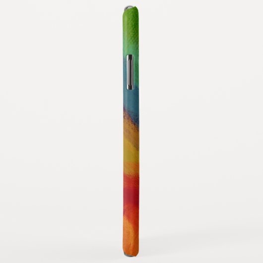 Abstracte kleurrijke verfkleuring Case-Mate iPhone case (Achterkant/rechts)