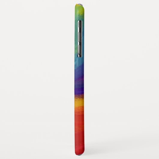 Abstracte kleurrijke verfkleuring Case-Mate iPhone case (Achterkant/links)