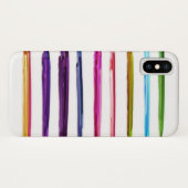 Abstracte kleurrijke verfpenseelstreken Case-Mate iPhone case (Achterkant (horizontaal))