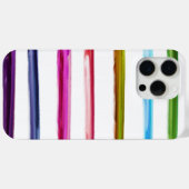 Abstracte kleurrijke verfpenseelstreken Case-Mate iPhone case (Achterkant (horizontaal))