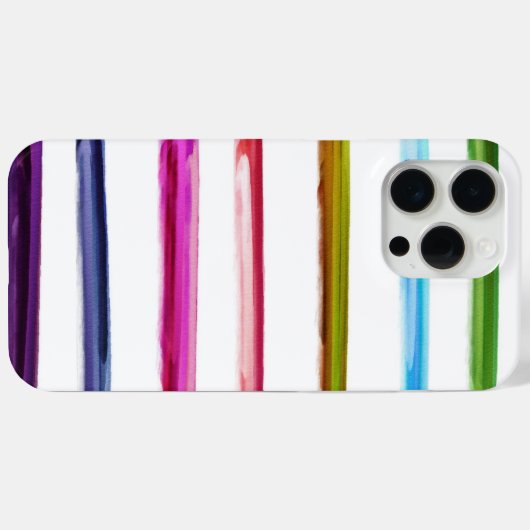 Abstracte kleurrijke verfpenseelstreken Case-Mate iPhone case (Achterkant (horizontaal))