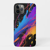 Abstracte kleurrijke verfspetterachtergrond Case-Mate iPhone case (Achterkant)