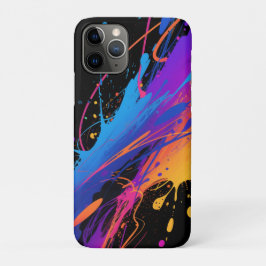Abstracte kleurrijke verfspetterachtergrond Case-Mate iPhone case