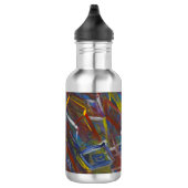 Abstracte kleurrijke "vierkanten" waterfles (Rechts)