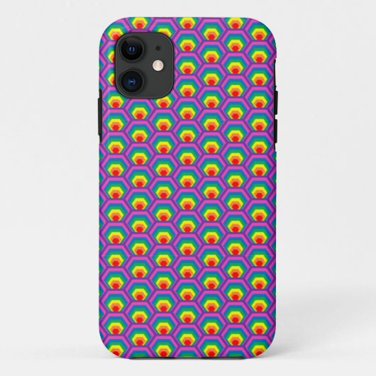 Abstracte kleurrijke vormen Case-Mate iPhone case (Achterkant)