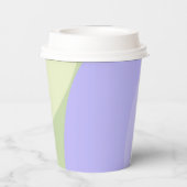 Abstracte kleurrijke vormen papieren bekers (Achterkant)