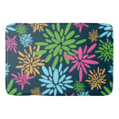 Abstracte Kleurrijke Vuurwerkbloemen Badmat (Voorkant)