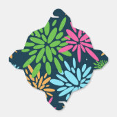 Abstracte kleurrijke vuurwerkbloemen gunstbox bedankdoosjes (Uitgevouwen)