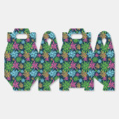 Abstracte kleurrijke vuurwerkbloemen gunstbox bedankdoosjes (Ongevouwen)