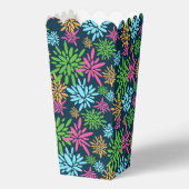 Abstracte kleurrijke vuurwerkbloemen gunstbox bedankdoosjes (Achterkant)