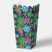 Abstracte kleurrijke vuurwerkbloemen gunstbox bedankdoosjes (Voorkant)