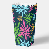 Abstracte kleurrijke vuurwerkbloemen gunstbox bedankdoosjes (Voorkant)