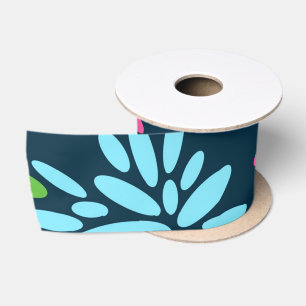Abstracte kleurrijke vuurwerkbloemen lint