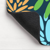 Abstracte Kleurrijke Vuurwerkbloemen Mousepad Muismat (Hoek)