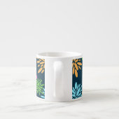 Abstracte Kleurrijke Vuurwerkbloemen Specialty Mok (Achterkant)