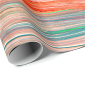 Abstracte kleurrijke waterverf cadeaupapier (Rol Hoek)
