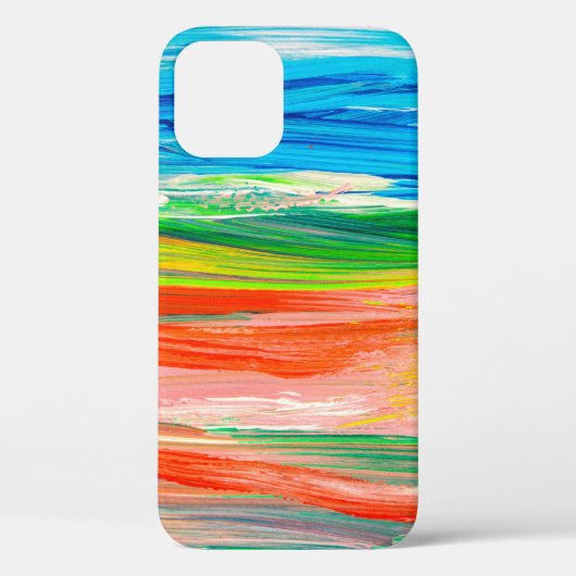 Abstracte kleurrijke waterverf Case-Mate iPhone case (Achterkant)
