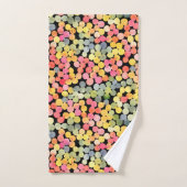 Abstracte kleurrijke Waterverf Stippen Bad Handdoek (Handdoek)