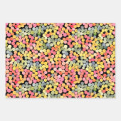 Abstracte kleurrijke Waterverf Stippen Inpakpapier Vel (Voorkant 3)