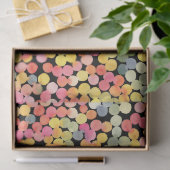Abstracte kleurrijke Waterverf Stippen Tissuepapier (Geschenk)