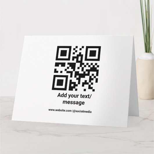 Abstracte kleurrijke waterverf voeg naamtekst toe kaart (Voorkant)