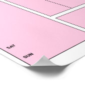 Abstracte kleurrijke waterverf voeg naamtekst toe poster (Hoek)