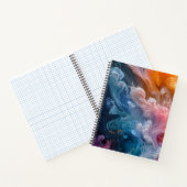 Abstracte kleurrijke wervelingen notitieboek (Binnen)