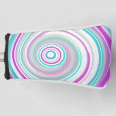 Abstracte kleurrijke wervelkolom golfheadcover (Voorkant)