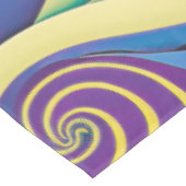 Abstracte kleurrijke zonnegolven Kunstillustratie Tafelkleed (Gekanteld)