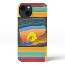 Abstracte kleurrijke zonsondergang