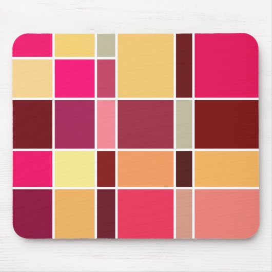 Abstracte kleursamenstelling muismat (Voorkant)