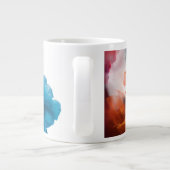 Abstracte kleurspatten - Jumbo Mok ontwerp (Achterkant)