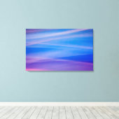 Abstracte kleursporen met lichtschildering canvas afdruk (Insitu (Houten vloer))