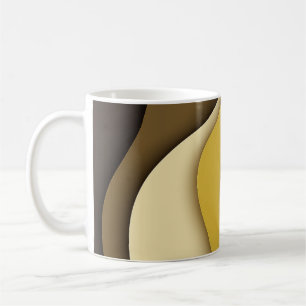 Abstracte kleurstalen met 7 kleuren koffiemok