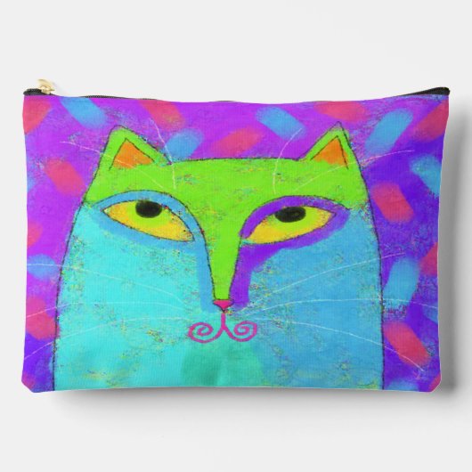 Abstracte kleurstof etui (Voorkant)