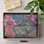 Abstracte kleurstof tissuepapier (Geschenk)