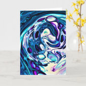 Abstracte Kleurstudie 100, kaart (Gele Bloem)