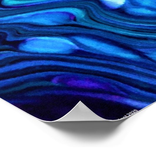 Abstracte kleurstudie 116, poster (Hoek)