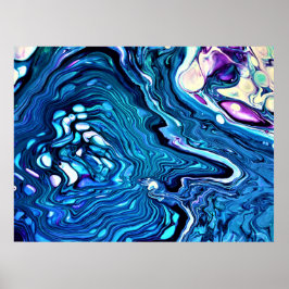 Abstracte kleurstudie 116, poster