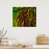 Abstracte kleurstudie 11; poster (Keuken)