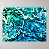 Abstracte kleurstudie 123, poster (Voorkant)