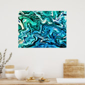 Abstracte kleurstudie 123, poster (Keuken)